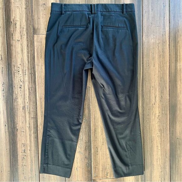 ANN TAYLOR The Cotton Crop Pant Dress Pants Black Size 6 - Picture 4 of 9